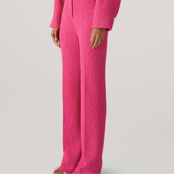 St. John Boucle Knit High Waist Pant size 4 - Picture 4 of 10